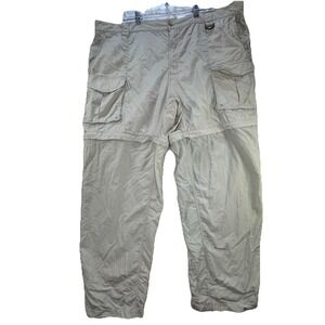 Columbia PFG Convertible Nylon Hiking Pants Mens XXL 2XL Fishing Lightweight